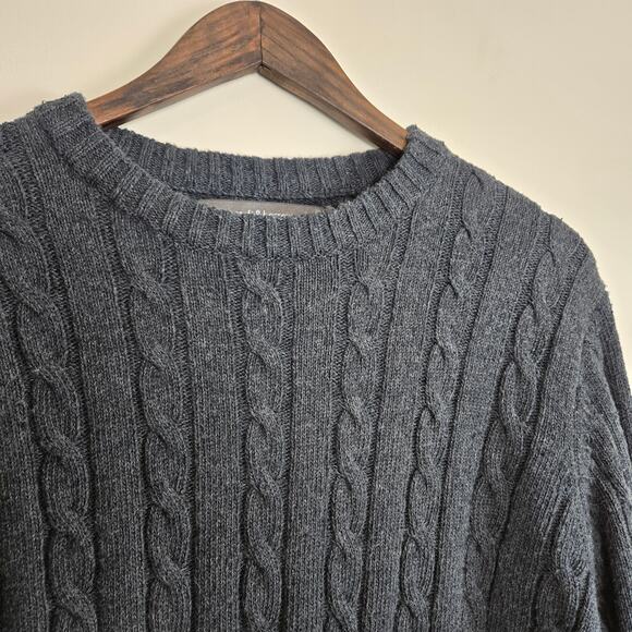 Croft & Barrow Chunky Sweater Gray Medium - Picture 6 of 10